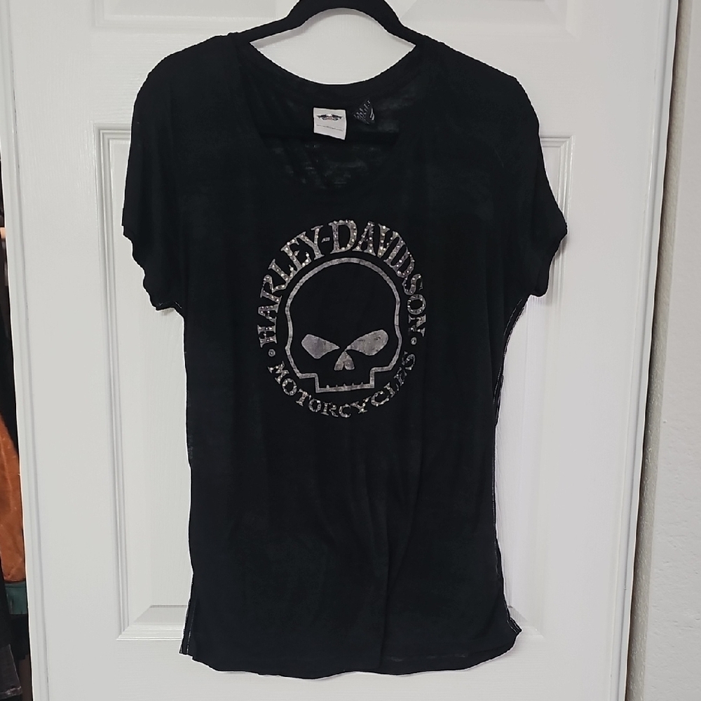 Harley-Davidson Black Skull T-Shirt